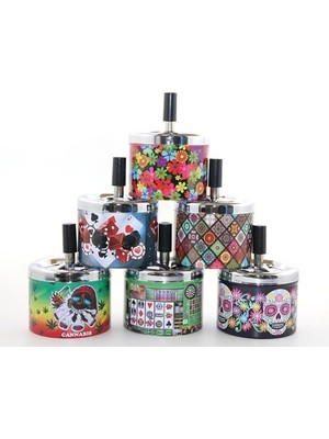 İsmiyle Al Basmalı Küllük Baskılı