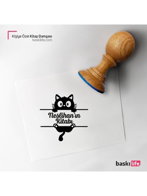 Baskı Life Kişiye Özel Kitap Damgası Kitap Mührü Kaşe Kitap Mühür Özel Damga 31