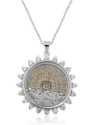 Tienda Elegante Gümüş Esmaül Hüsna Bayan Kolye