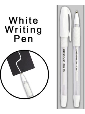 Luz&Pos Beyaz Jel Kalem