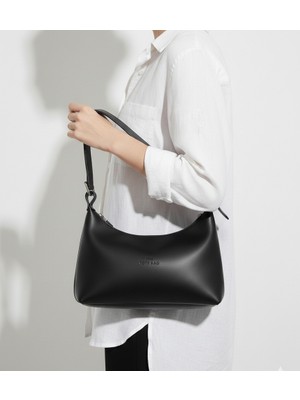 The Tote Bag Deri Görünümlü Zarif Tasarım Günlük Veya Ofis Şıklığı, El ve Omuz Çantası