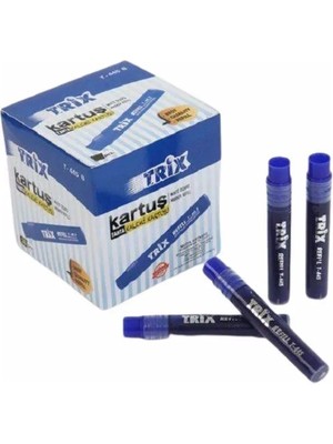 Medya Trix T-445 36 Lı Siyah Tahta Kalemi Kartuşu Sağlam ve Dayanıklı Kalite