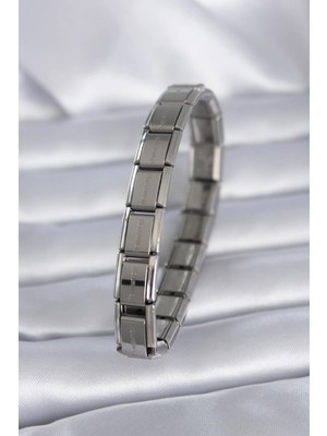 İsmiyle Al 316L Çelik Gümüş Renk Yazılı Nomination Model Kadın Bileklik