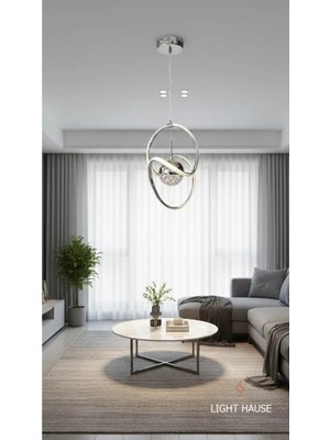 Light House Dekorotif Sarkıt Oturma Odası 3 Modlu LED Avize