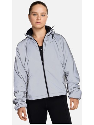 Nike Run Division Therma-Fit Reflective Running Full-Zip Kadın Gri Reflektörlü Spor Ceket / FV6420-011