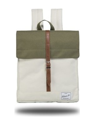 Fudela Mbs Haki Krem Sırt Çantası 5 Adet 35 x 31 x 7 cm Açık Bordo Renkli Kullanışlı Tasarım