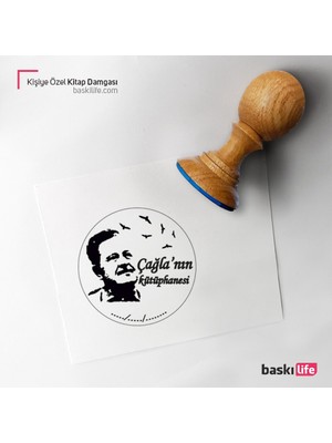 Baskı Life Kişiye Özel Kitap Damgası Kitap Mührü Kaşe Kitap Mühür Özel Damga 141