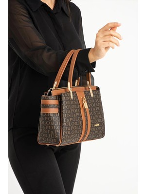 Just Polo  Kadın Yeni Sezon El ve Omuz Çantası Ebat : 22 x 28 cm