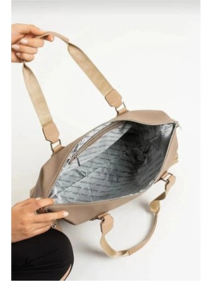 Just Polo  Kadın Büyük Valiz Boy Ayarlanabilir Askılı Lüks El ve Omuz Çantası Shopper Ebat: 33 x 40 cm