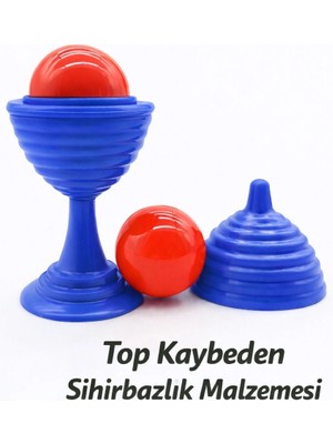 Luz&Pos Mavi Renk Sihirli Kupa Top Kaybetme Oyunu 7 cm