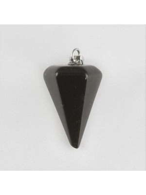 Zero Land Matrixzn Onix Pandül Doğaltaş Kolye Ucu - Siyah