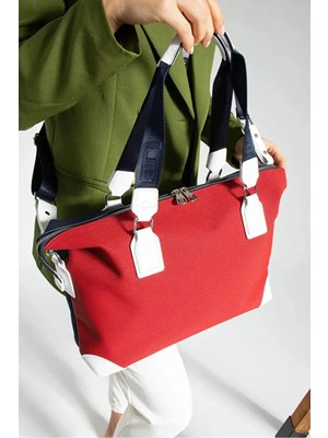 Just Polo  Kadın Orijinal Just Polo Büyük Boy Lüks El ve Omuz Çantası Shoulder Bag Ebat: 33 x 40 cm