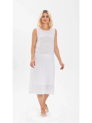 Beruflic Imer 3164 Kalın Askı Uzun Viskon Elbise Kombinezon