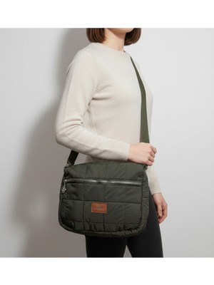 The Tote Bag Kadın Kapitone, Paraşüt Kumaş, Yumuşak Doku Günlük Omuz Çantası