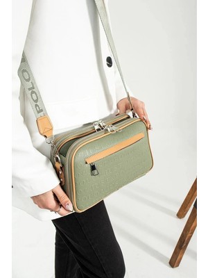 Just Polo  Kadın Ayarlanabilir Askılı Günlük Kullanıma Uygun Şık Çapraz ve Omuz Çantası P234023MH