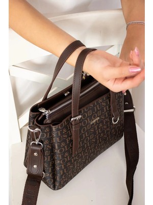 Just Polo  Kadın Orijinal Just Polo Ayarlanabilir Askılı Şık El ve Omuz Çantası Shopper Ebat : 18 x 25 cm