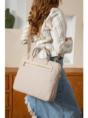 Just Polo  Orijinal Just Polo Ayarlanabilir Askılı Lüks Laptop & Evrak Çantası Shopper Ebat 30 x 40 cm