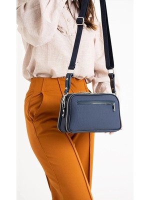 Just Polo  Kadın Orijinal Just Polo Yeni Sezon Lakos Kumaş Lüks Omuz Çantası Shoulder Bag 16 x 26 cm