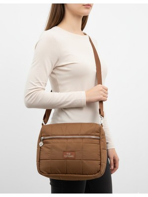 The Tote Bag Kadın Kapitone, Paraşüt Kumaş, Yumuşak Doku Günlük Omuz Çantası