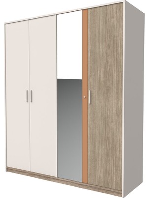 Doğtaş Doris 4 Kapaklı Dolap