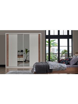 Doğtaş Mayer 2 Kapaklı - Sürgülü Dolap - 240 cm