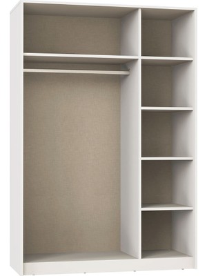 Doğtaş Glen Orma 3 Kapaklı Dolap - Beyaz