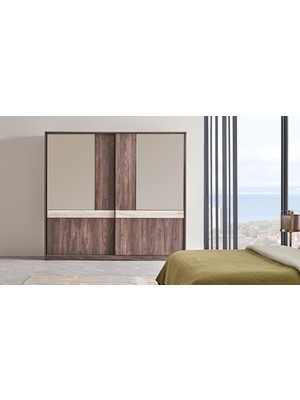 Doğtaş Piero 2 Kapaklı - Sürgülü Dolap - 240 cm