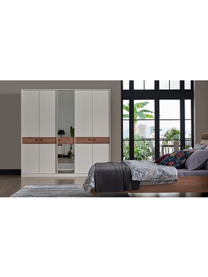 Doğtaş Mayer 5 Kapaklı Dolap - Kırık Beyaz