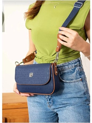 Just Polo  Kadın Uzun Ayarlanabilir Askılı Şık El ve Omuz Çantası Ebat : 23 x 14 cm Shoulder Bag