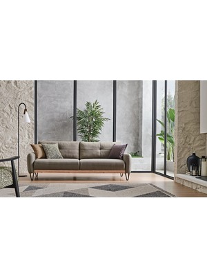 Doğtaş Solid Üçlü Koltuk