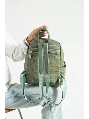 Just Polo  Jp Polo Kadın Orijinal 9 Gözlü Büyük Boy Sırt Çantası Ebat: 28 x 33 cm