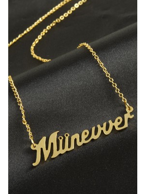 Zero Land Matrixzn Münevver Isimli Kolye -Sarı