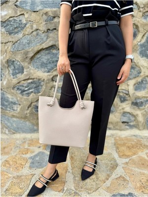 Just Polo  Kadın Yeni Sezon Yumuşak Deri Lüks El Çantası Shopper