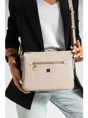 Just Polo  Kadın 3 Gözlü Çapraz Postacı ve Omuz Çantası Ebat 29X20 cm