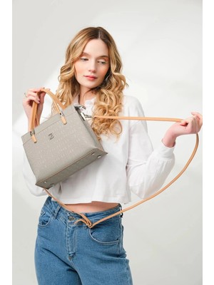 Just Polo  Kadın Orijinal Just Polo 5 Bölmeli Şık El & Omuz Çantası Shoulder Bag Ebat : 22 x 25 cm