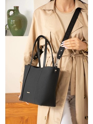 Just Polo  Kadın Orijinal Just Polo Yeni Sezon Büyük Boy Lüks El Çantası Shopper Ebat : 25 x 30 cm