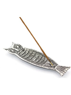 İsmiyle Al Metal Kayık Baykuş Tasarımı Tütsülük Model 1