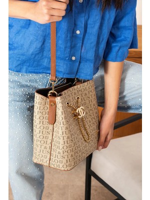 Just Polo  Kadın Orta Boy Ayarlanabilir Askılı El ve Omuz Çantası Ebat: 22 x 23 cm Shopper