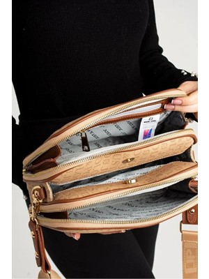 Just Polo  Jp Polo Kadın Orijinal Ayarlanabilir Askılı Şık Omuz Çantası Shopper Ebat: 16 x 26 cm