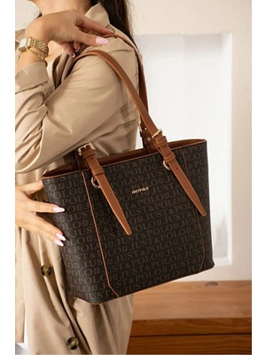 Just Polo  Kadın Büyük Boy Lüks El Çantası Ebat : 24 x 27 cm Shopper