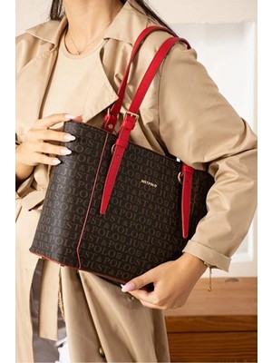 Just Polo  Kadın Büyük Boy Lüks El Çantası Ebat : 24 x 27 cm Shopper