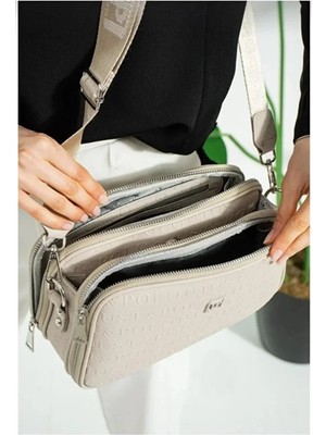 Just Polo  Kadın Ayarlanabilir Askılı Su Geçirmez Lüks Omuz Çantası Shoulder Bag Ebat: 16 x 26 cm