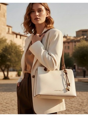 Just Polo  Özel Tasarım Premium Kadın El Çantası - Elit Zarif ve Şehirli Stil Shopper