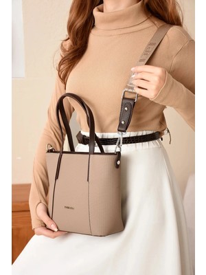 Just Polo  Kadın Spor Model Ayarlanabilir Askılı Şık El ve Omuz Çantası Ebat : 24 x 20 cm Shopper