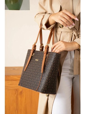 Just Polo  Kadın Büyük Boy Lüks El Çantası Ebat : 24 x 27 cm Shopper