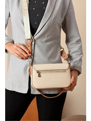 Just Polo  Kadın Günlük Kullanıma Uygun Ayarlanabilir Askılı El ve Omuz Çantası Shoulder Bag Ebat: 23 x 14 cm