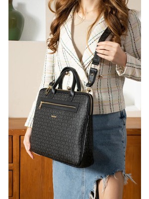 Just Polo  Orijinal Just Polo Ayarlanabilir Askılı Lüks Laptop & Evrak Çantası Shopper Ebat 30 x 40 cm