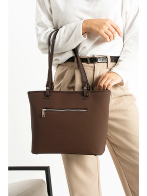 Just Polo  Kadın Orijinal Just Polo Yeni Sezon Büyük Boy 3 Bölmeli Lüks El ve Omuz Çantası Shoulder Bag