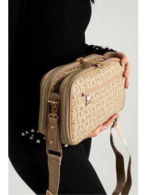 Just Polo  Jp Polo Kadın Orijinal Ayarlanabilir Askılı Şık Omuz Çantası Shopper Ebat: 16 x 26 cm
