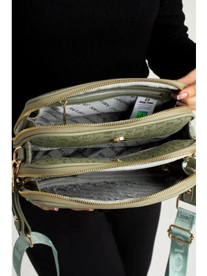 Just Polo  Kadın Günlük Kullanıma Uygun Su Geçirmez Lüks ve Şık Omuz Çantası Shoulder Bag